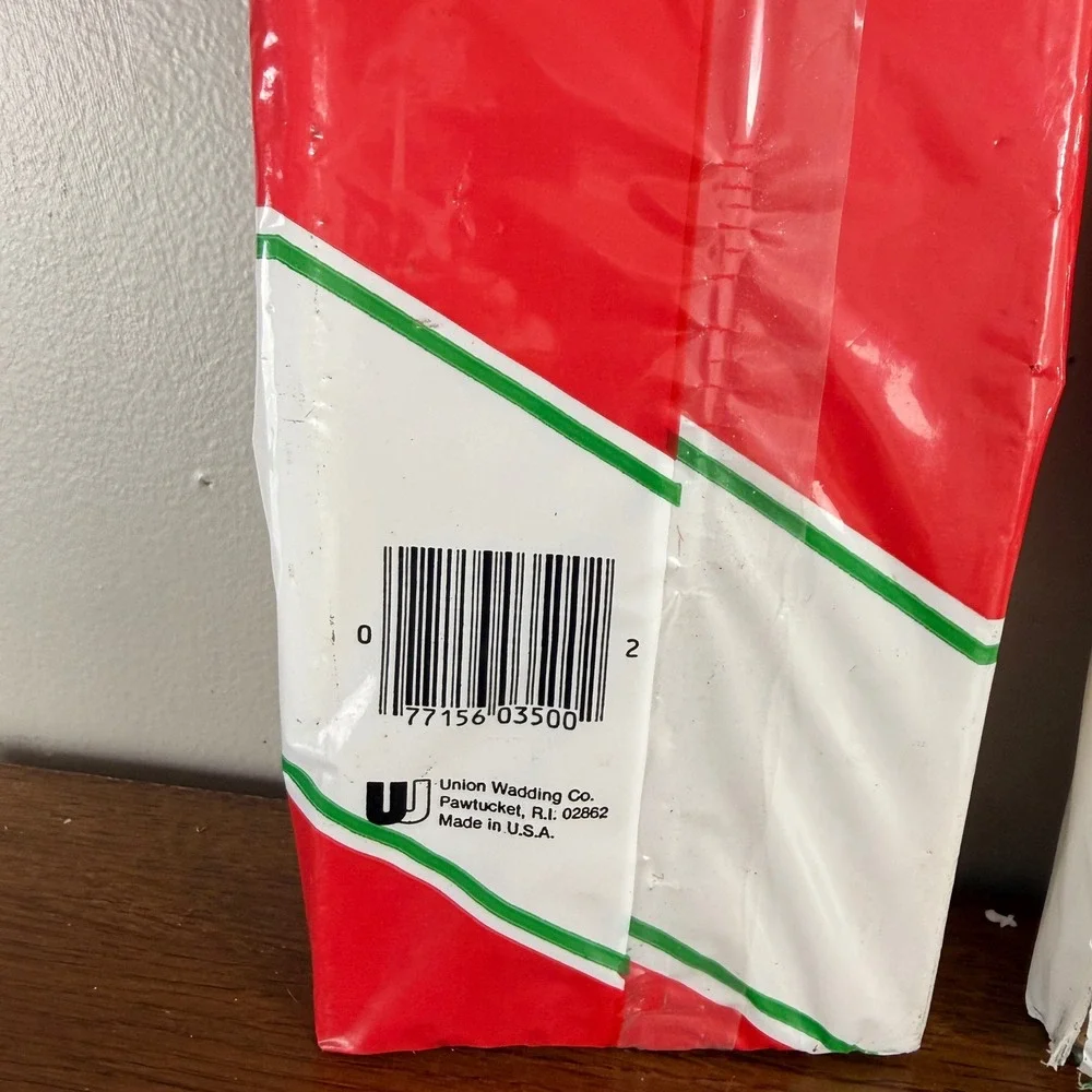 Vintage Union Wadding Christmas Icicles Tinsel 1000 Strands 18